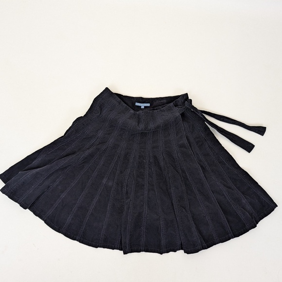 Corduroy Panelled Skirt Mini Midi Smart Set Fit Flare Circle Full A-Line Skater - Picture 2 of 13